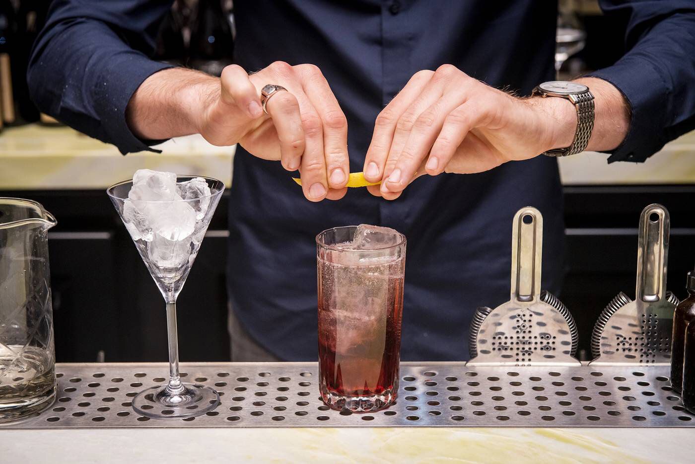 The Avignon cocktail with gin, fino sherry and Lillet