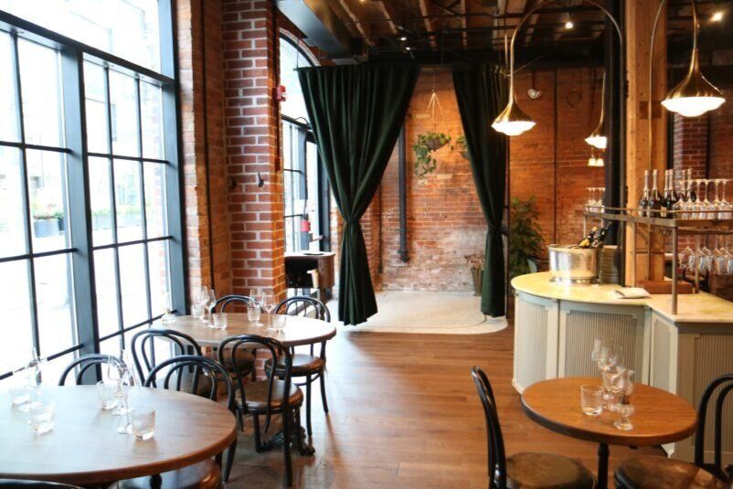 Lapinou's 80-seat Belle Époque-inspired dining room