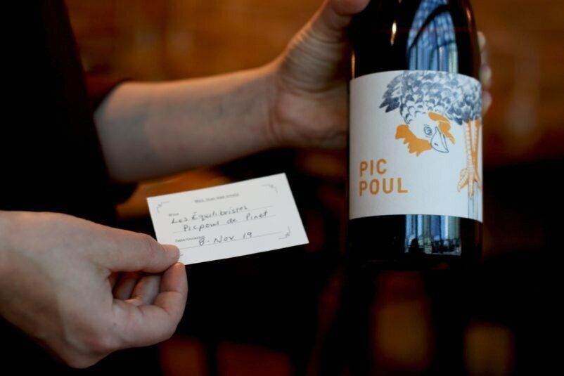 French wine at Lapinou Bistro